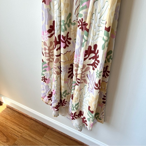 Beach Riot Weston Cutout Puff Sleeve Backless Linen Maxi Dress - Picture 5 of 9